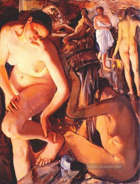 Nacktheit Werke - das Badehaus 1912 nackt moderne zeitgenössische Impressionismus